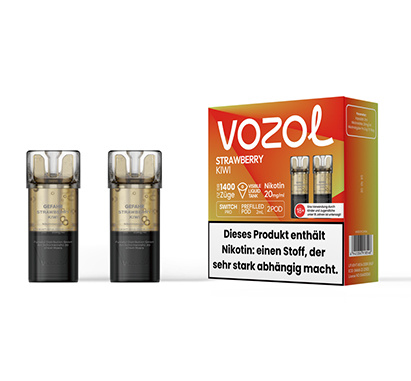 VOZOL Switch Pro Pods - Strawberry Kiwi -  2Pcs