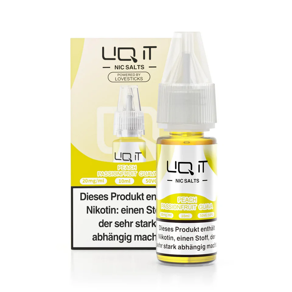 Lovesticks LIQIT Nikotinsalz - Peach Passionfruit Guava