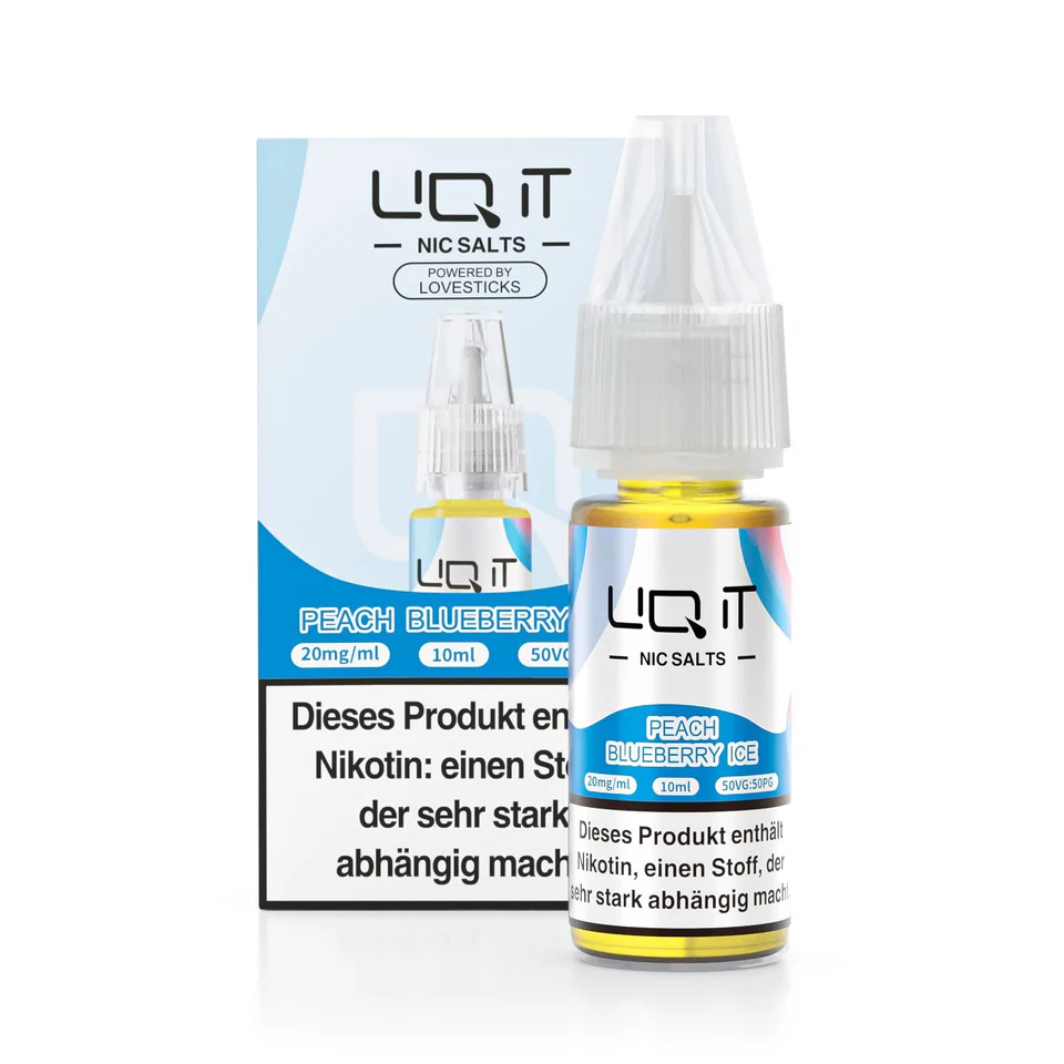 Lovesticks LIQIT Nikotinsalz - Peach Blueberry Ice