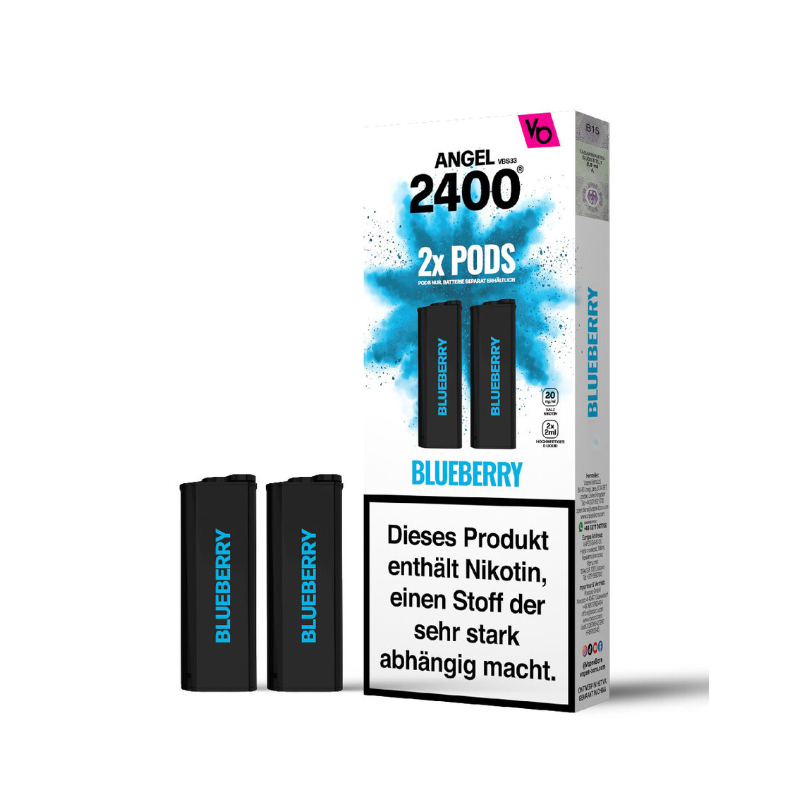 Angel 2400 Pods - 2Pcs - Blueberry