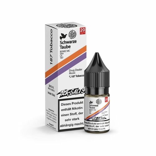 187 Salts - Schwarze Taube - NicSalt