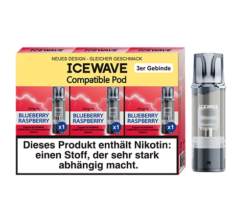 Icewave - Prefilled Pod - Blueberry Raspberry - 3Pcs