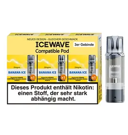Icewave - Prefilled Pod - Banana Ice - 3Pcs