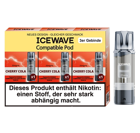 Icewave - Prefilled Pod - Cherry Cola - 3Pcs