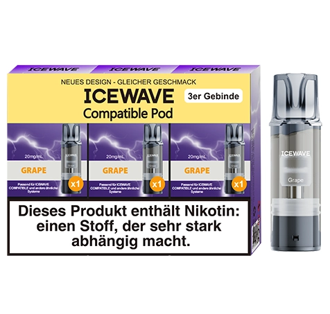 Icewave - Prefilled Pod - Grape - 3Pcs