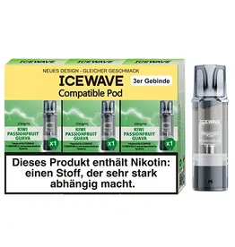 Icewave - Prefilled Pod - Kiwi Passionfruit Guava - 3Pcs