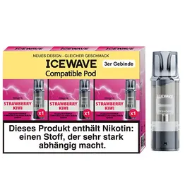 Icewave - Prefilled Pod - Strawberry Kiwi - 3Pcs