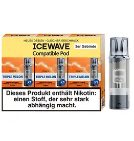 Icewave - Prefilled Pod - Tripple Melon - 3Pcs