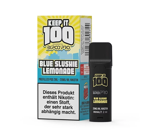 KEEP IT 100 POD - Blue Slushie Lemonade - 20mg - 1Pcs