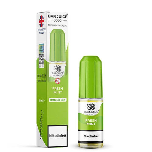 Bar Juice 5000 Nic Salt Fresh Mint - Nikotinfrei