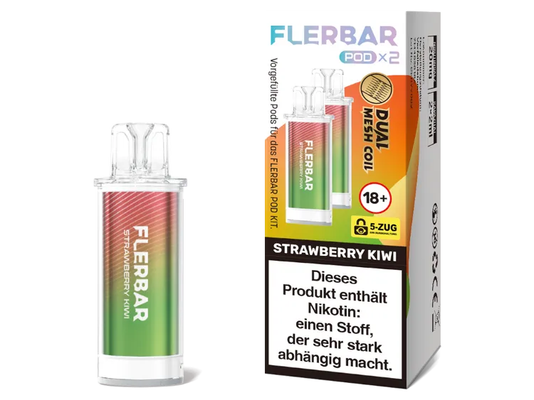 Flerbar POD - Strawberry Kiwi - 2Pcs