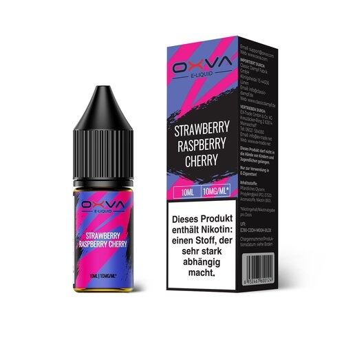 OXVA Nikotinsalz Liquid - Strawberry Raspberry Cherry