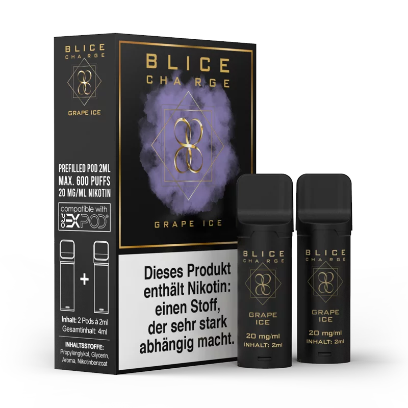 BLICE Charge Pod -  Grape Ice - 2pcs