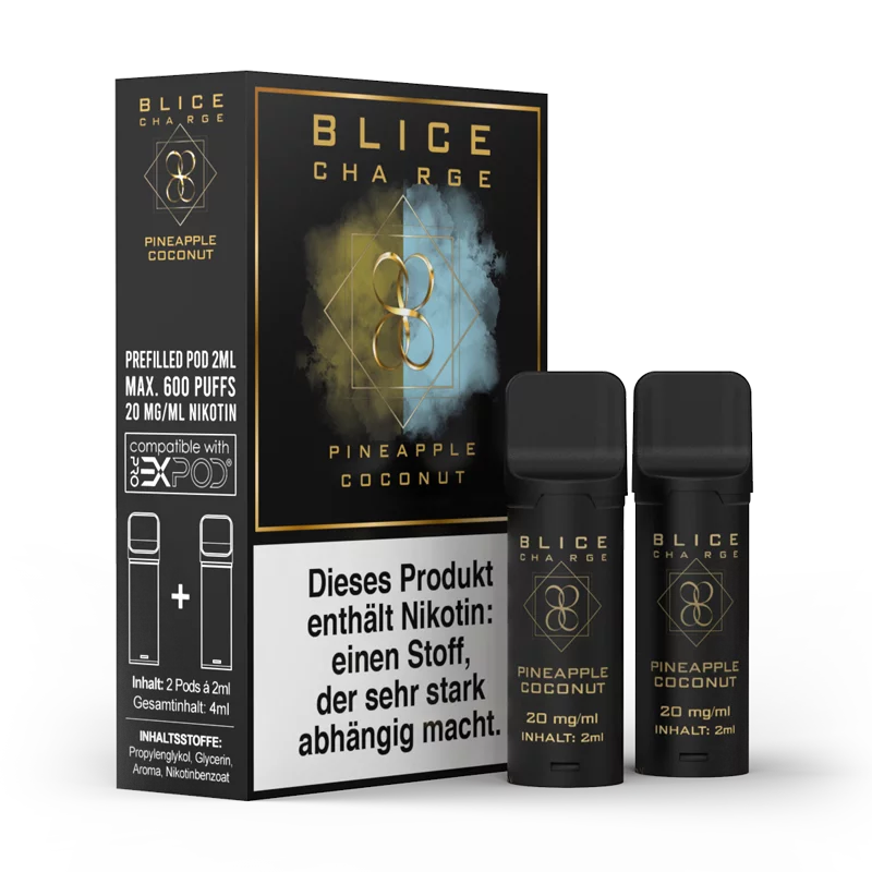 BLICE Charge Pod -  Pineapple Coconut - 2pcs