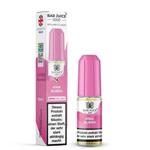 Bar Juice 5000 Nic Salt Pink Bubba