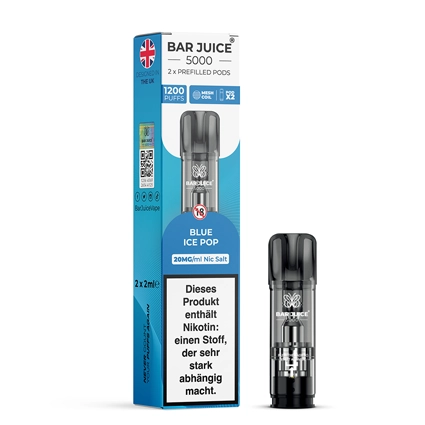 Bar Juice 5000 Pods - Blue Ice Pop - 2Pcs