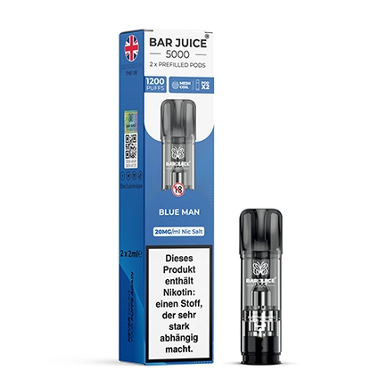 Bar Juice 5000 Pods - Blue Man - 2Pcs