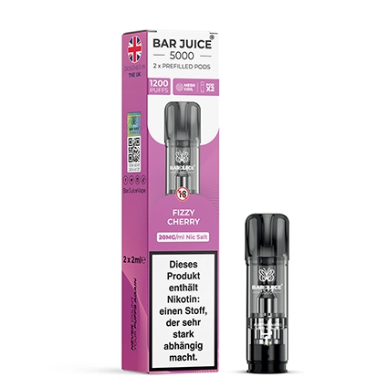 Bar Juice 5000 Pods - Fizzy Cherry - 2Pcs