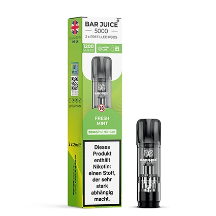 Bar Juice 5000 Bar Juice 5000 Pods - Fresh Mint - 2Pcs