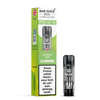 Bar Juice 5000 Pods - Lemon & Lime - 2Pcs