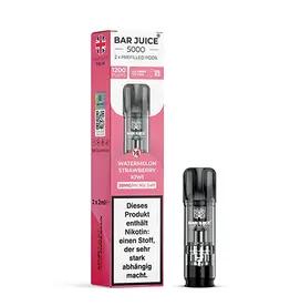 Bar Juice 5000 Pods - Watermelon Strawberry Kiwi  - 2Pcs