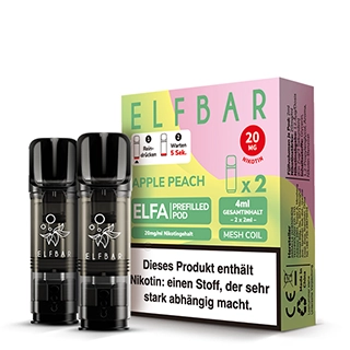 Elfbar Elfa Pods  APPLE PEACH