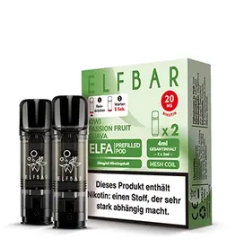 Elfbar Elfa Pods - KIWI PASSION FRUIT GUAVA