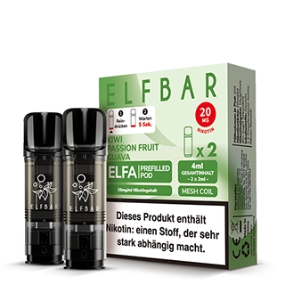 Elfbar Elfa Pods - KIWI PASSION FRUIT GUAVA