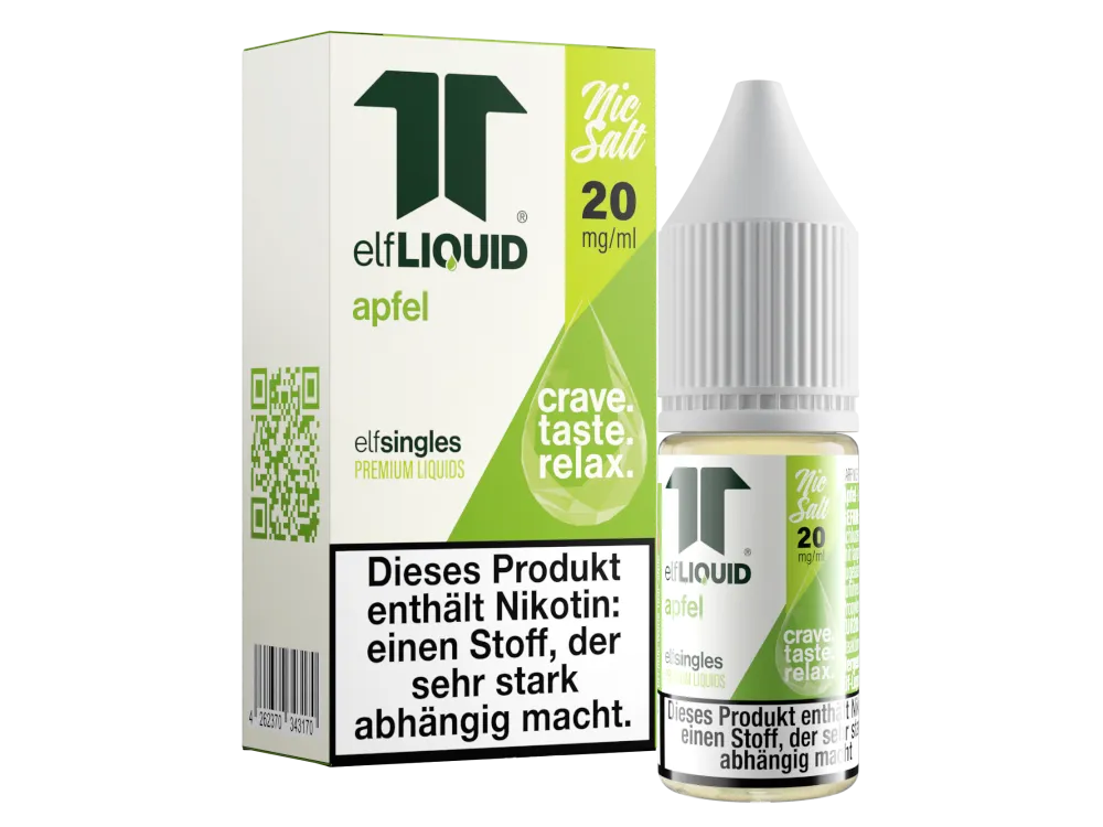 Elf-Liquid - Single - Apfel - Nikotinsalz Liquid