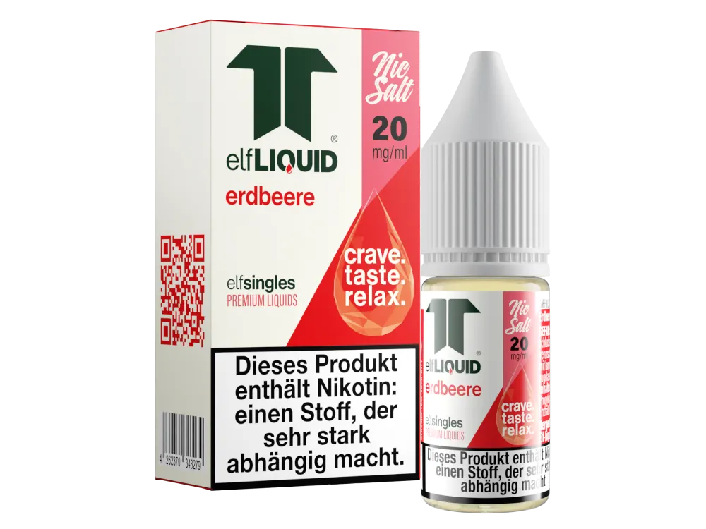 Elf-Liquid - Single -  Erdbeere - Nikotinsalz Liquid