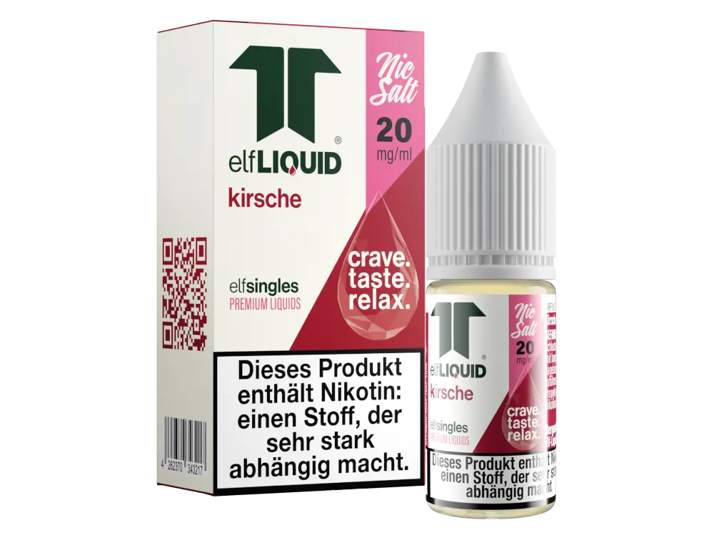 Elf-Liquid - Single -  Kirsche - Nikotinsalz Liquid
