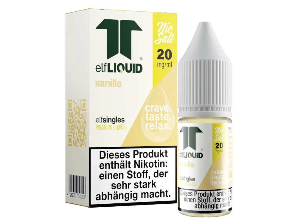 Elf-Liquid - Single -  Vanille - Nikotinsalz Liquid