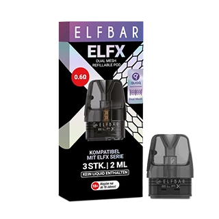 Elf Bar ELFX Pods kaufen – Original Ersatzpods mit Nikotinsalz