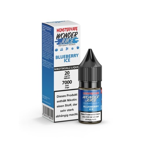 WonderJuice - Blueberry Ice - Nikotinsalz - 10ml