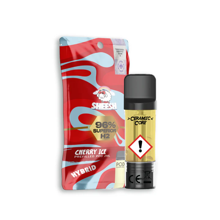 Sheesh Pod | 96% Superior Blend | Cherry Ice
