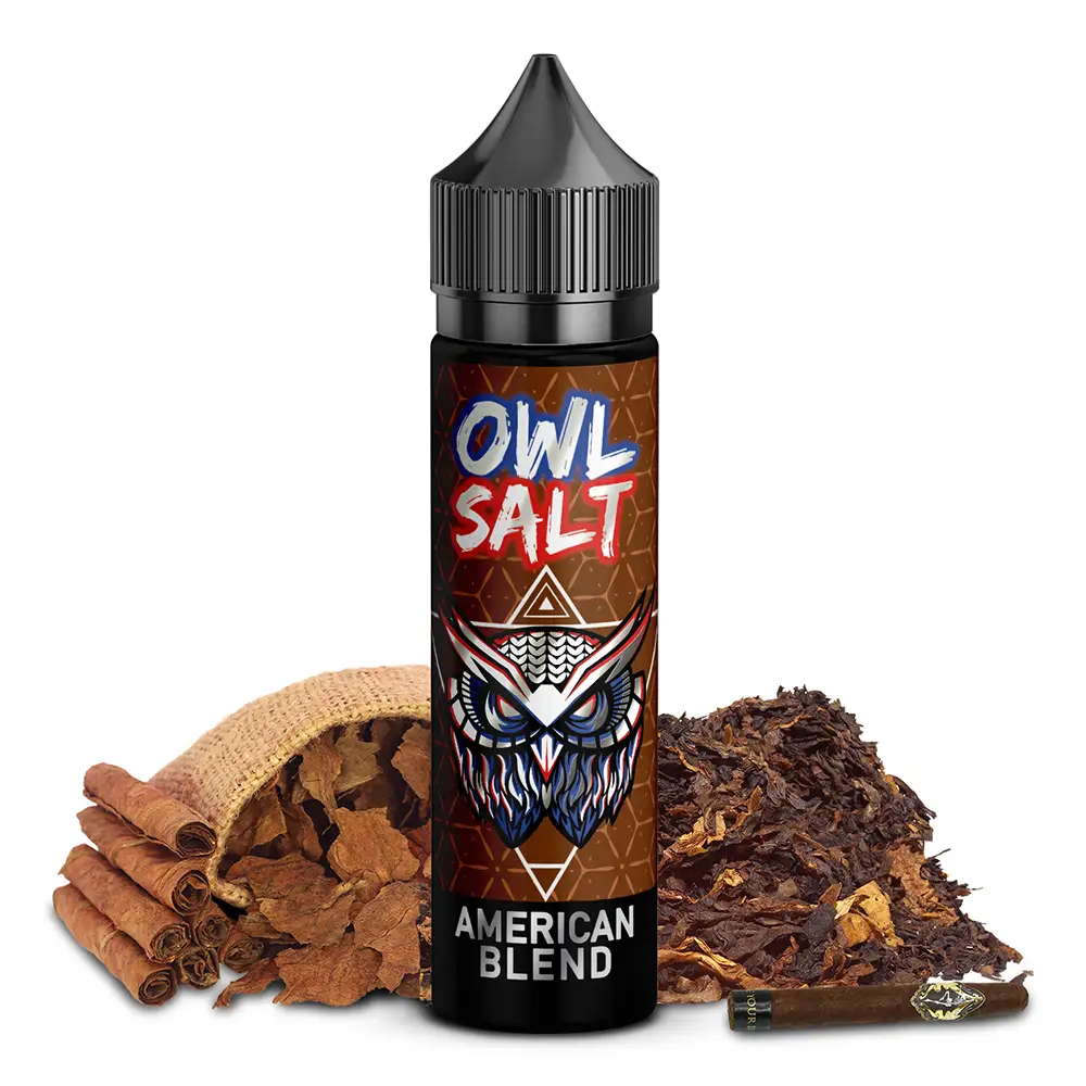OWL Salt Longfill American Blend Aroma 10 ml in 60 ml