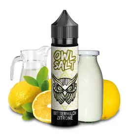 OWL Salt Longfill Buttermilch Zitrone Aroma 10 ml in 60 ml