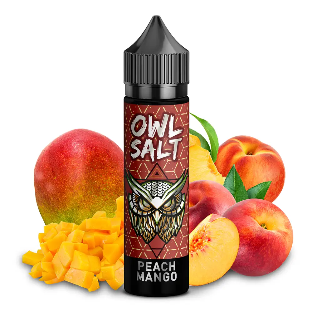 OWL Salt Longfill Peach Mango Aroma 10 ml in 60 ml