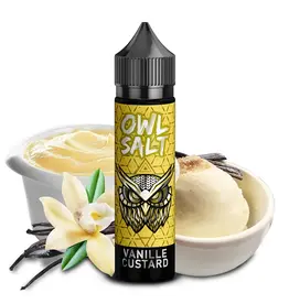 OWL Salt Longfill Vanille Custard Aroma 10 ml in 60 ml
