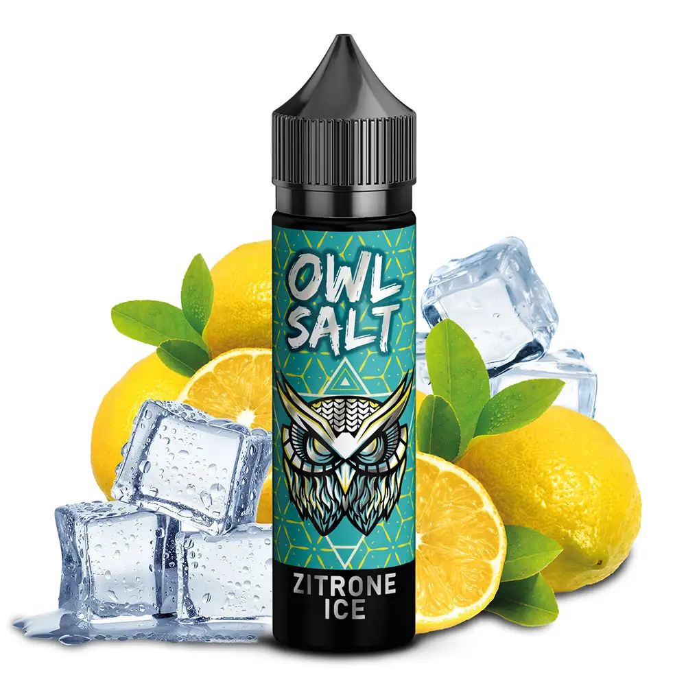 OWL Salt Longfill Zitrone Ice Aroma 10 ml in 60 ml