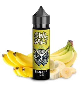 OWL Salt Longfill Banana Ice Aroma 10 ml in 60 ml
