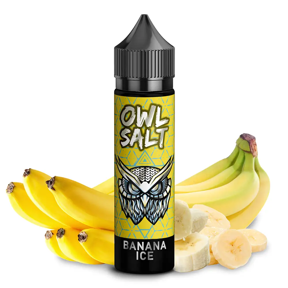 OWL Salt Longfill Banana Ice Aroma 10 ml in 60 ml