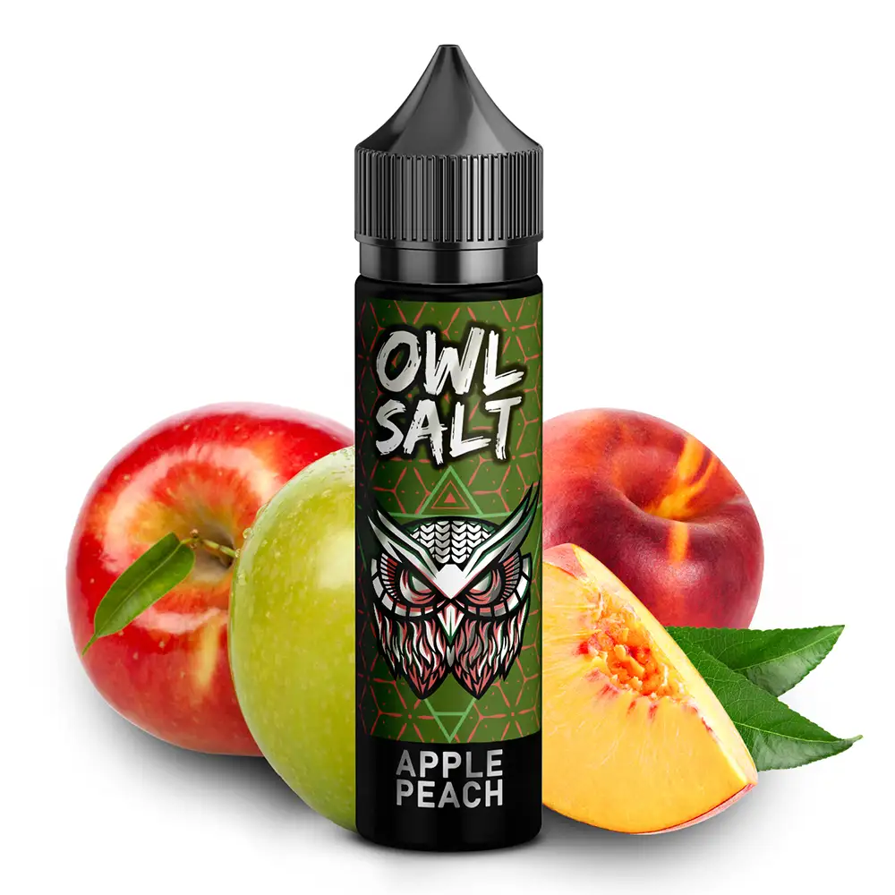 OWL Salt Longfill Apple Peach Aroma 10 ml in 60 ml