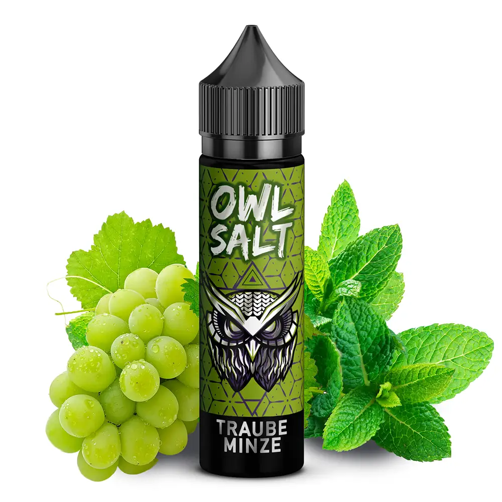 OWL Salt Longfill Traube Minze Aroma 10 ml in 60 ml