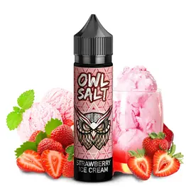OWL Salt Longfill Strawberry Ice Cream Aroma 10 ml in 60 ml