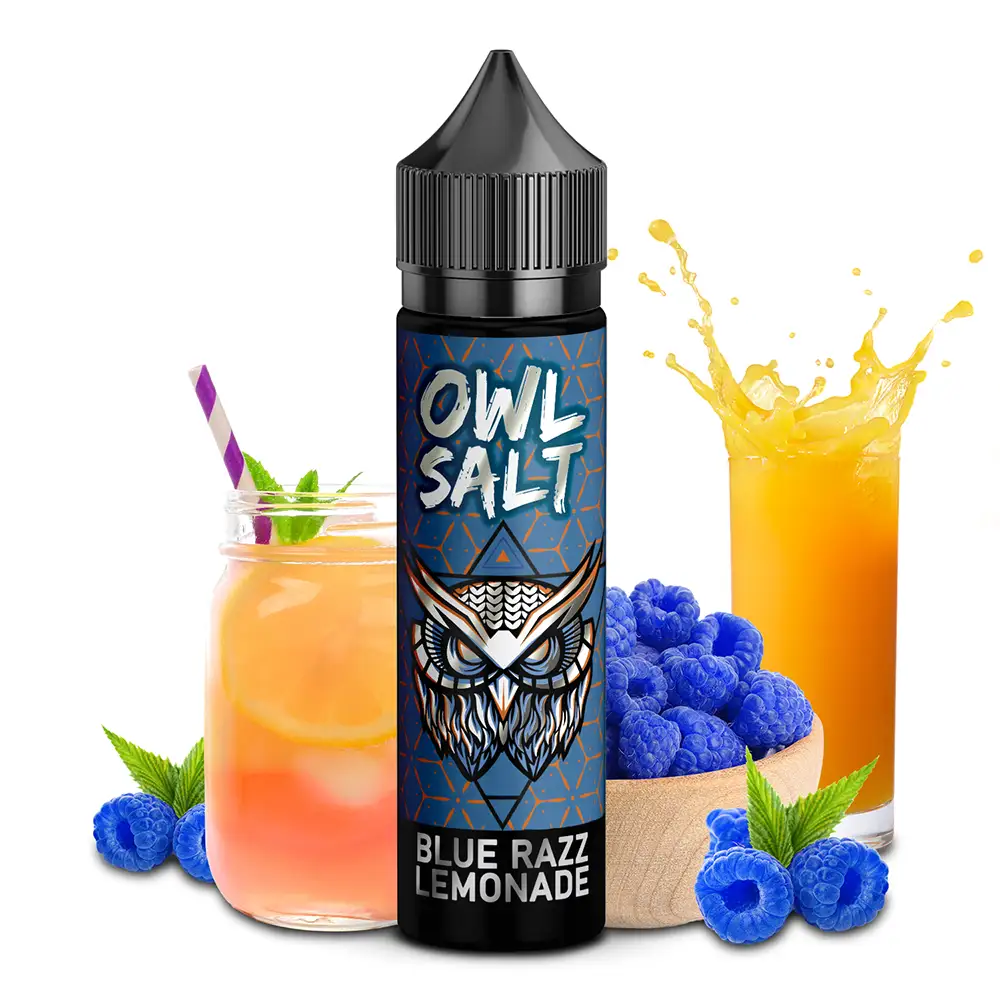 OWL Salt Longfill Blue Razz Lemonade Aroma 10 ml in 60 ml