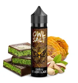 OWL Salt Longfill Dubai Schokolade Aroma 10 ml in 60 ml