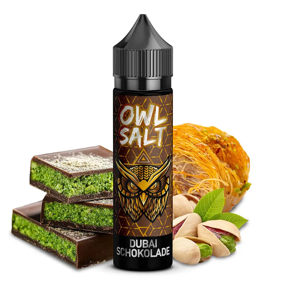 OWL Salt Longfill Dubai Schokolade Aroma 10 ml in 60 ml