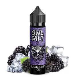 OWL Salt Longfill Blackberry Ice Aroma 10 ml in 60 ml