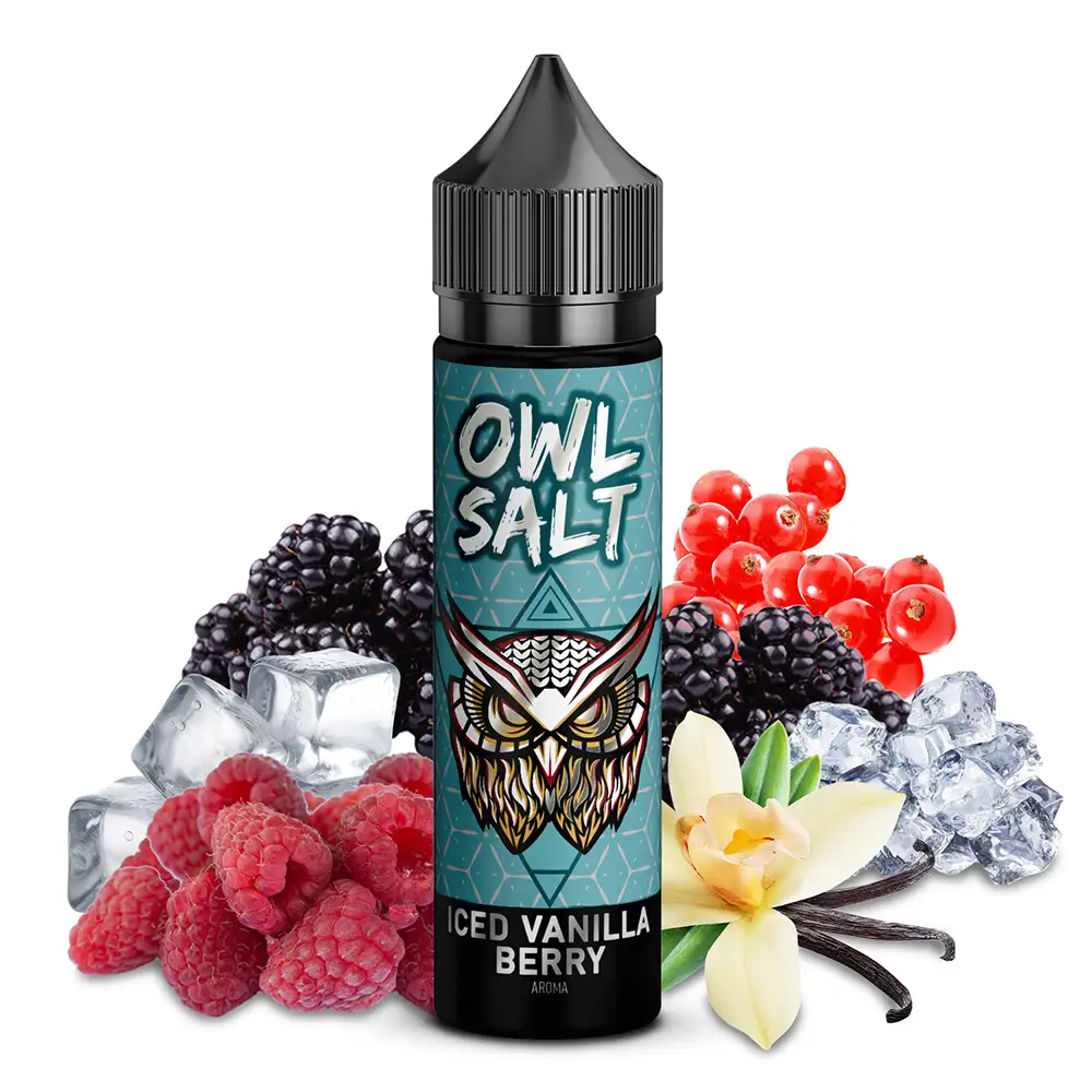 OWL Salt Longfill Iced Vanilla Berry Aroma 10 ml in 60 ml